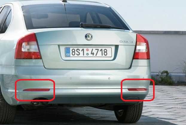 Катафот Octavia A5 Відбивач Octavia A5 Отражатель Октавия Отражатель