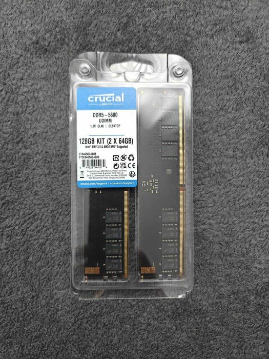 Crucial 128GB DDR5 5600MHz CL46