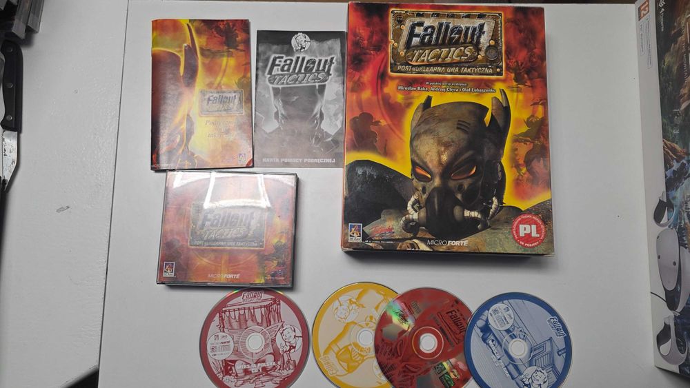 PC Fallout tactics PL premierowe wydanie polskie big box