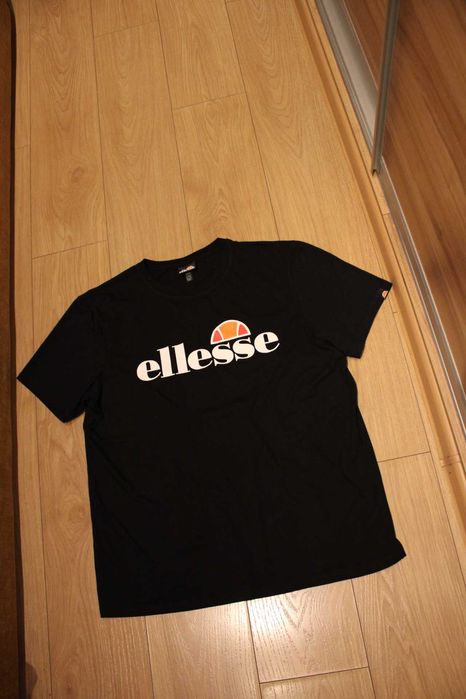 JAK NOWA,ELLESSE, Koszulka męska,roz.XXL,czarna