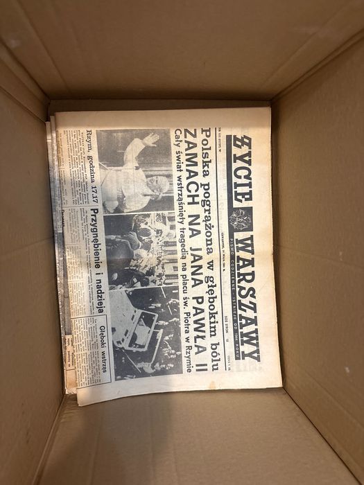 Życie Warszawy – 13 maja 1981 | Zamach na Jana Pawła II | PRL