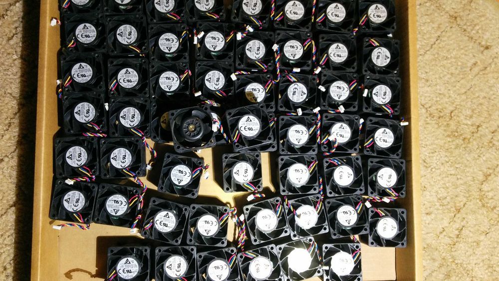 Вентилятори 40 мм 12В 0.6А 15000 об/хв для пальника.