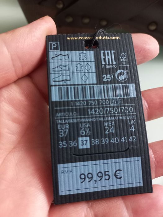 Продам клогі сабо massimo dutti 37