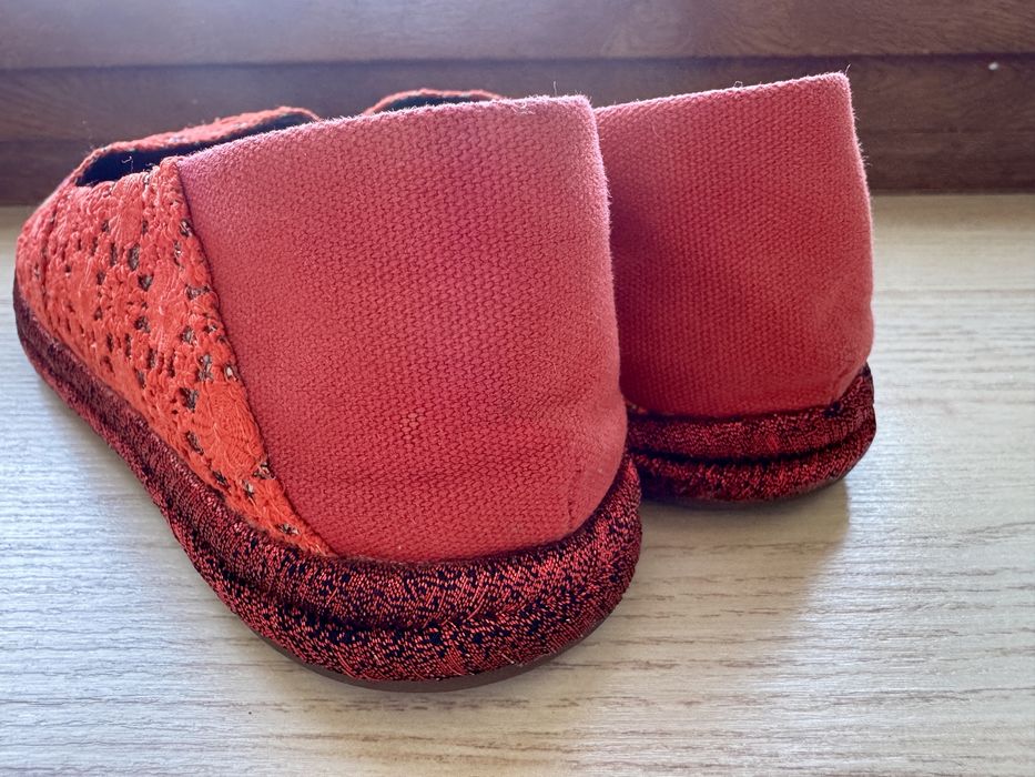 GEOX Modesty mokasyny espadryle damskie 37/38 czerwone  Respira