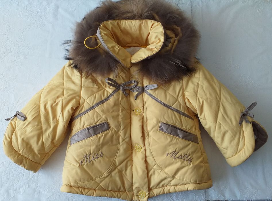 Зимний комплект куртка и комбинезон для девочки