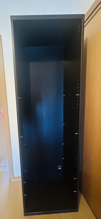BESTA Estante preto castanho