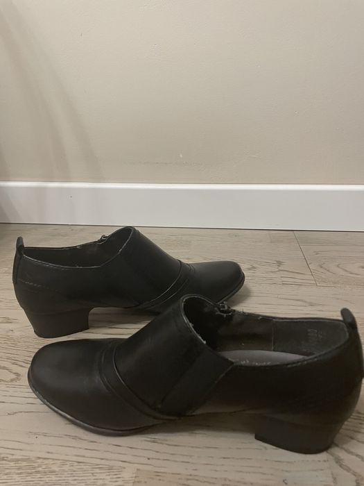 Skórzane botki 38,5