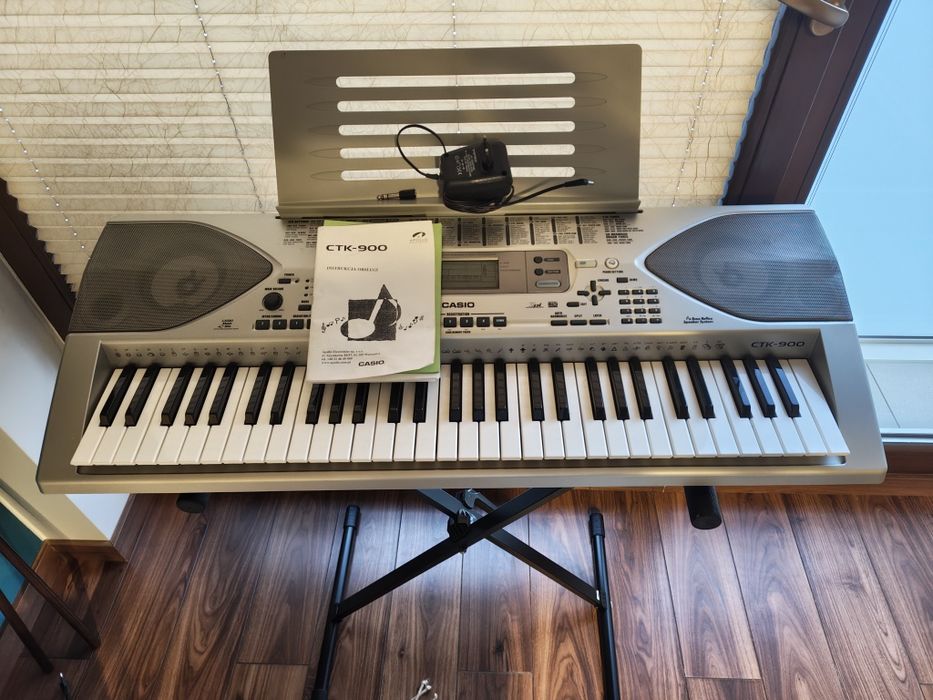 Keyboard Casio CTK-900 | BARDZO DOBRY STAN | Stojak, Zasilacz, Instrukcja
