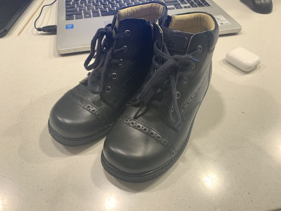 Chicco ботинки натуральная кожа,демисезонные для мальчиков