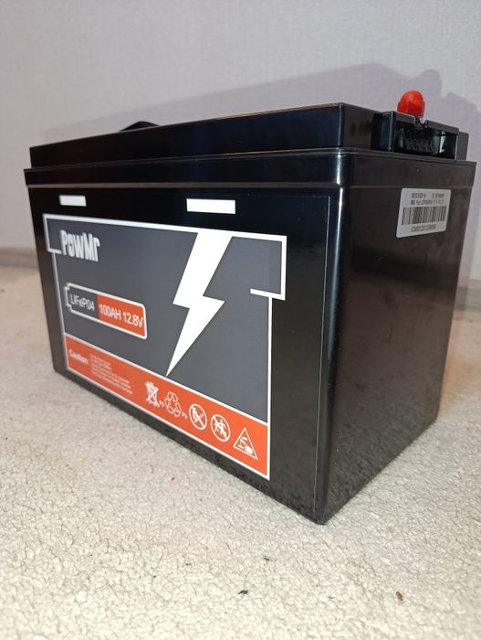 PowMr 100Ah 12.8V LiFePo4 акумулятор