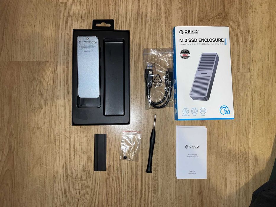 Kieszeń obudowa SSD nVme Orico Thunderbolt 20Gbps gwarancja!