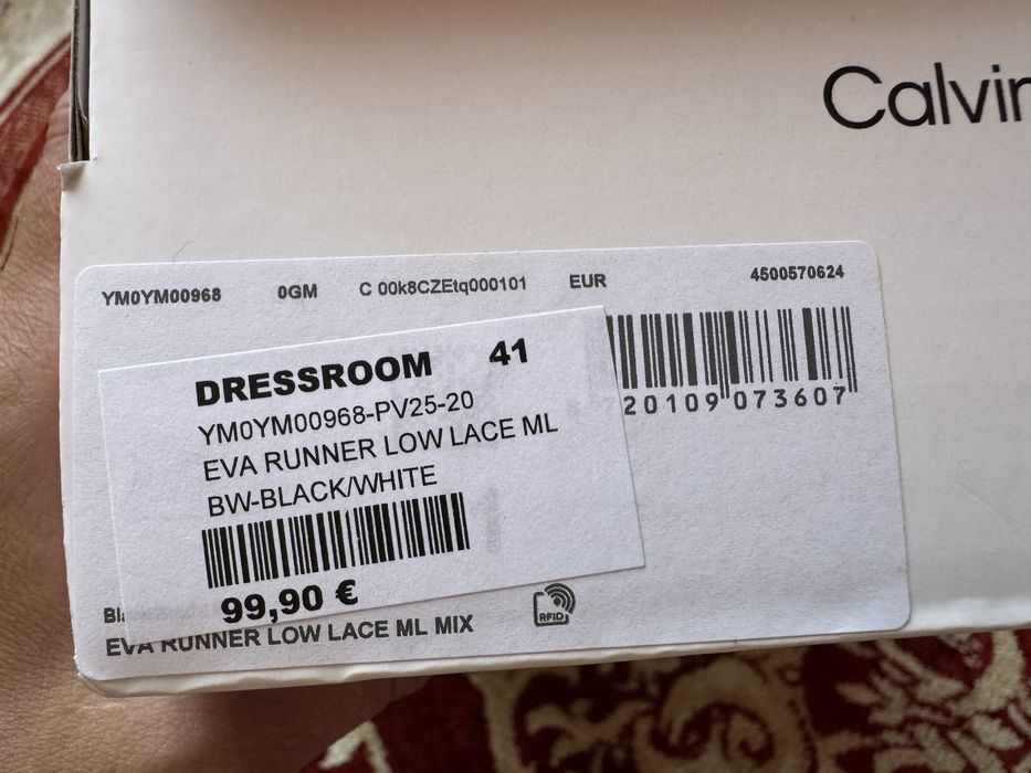 Кросівки Calvin Klein, розмір 41, устілка 26 см оригінал