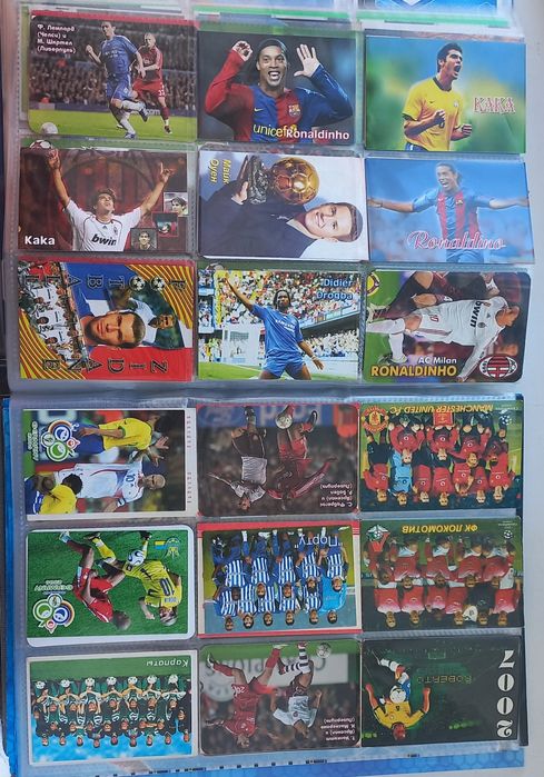 Футбольні календарики (panini, topps)