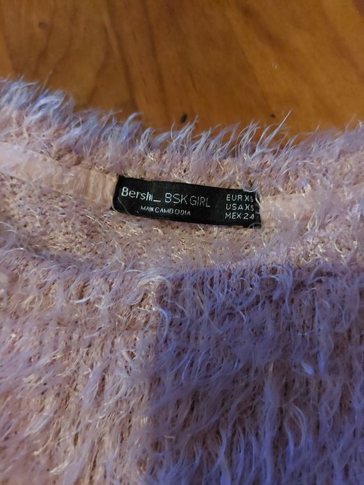 Camisola pêlo bershka xs
