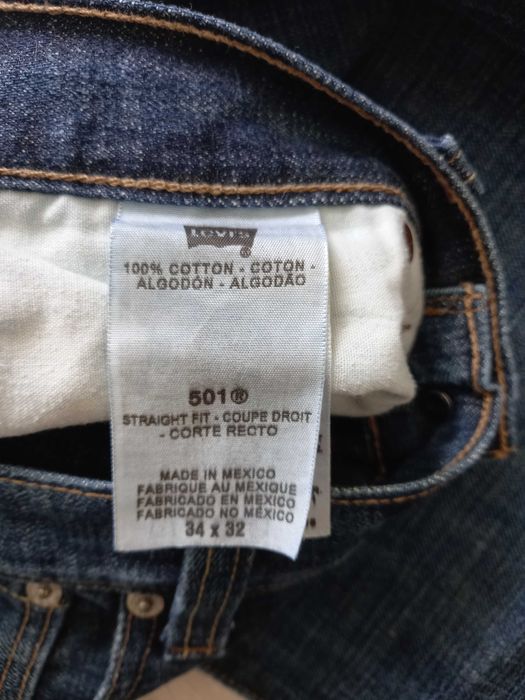 spodnie Levis 501 w34 l32