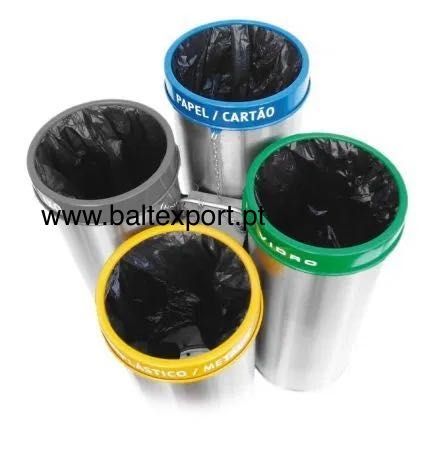 Eco Ponto Papel, Vidro, Metal em Inox escritório/Armazém Ecoponto Novo