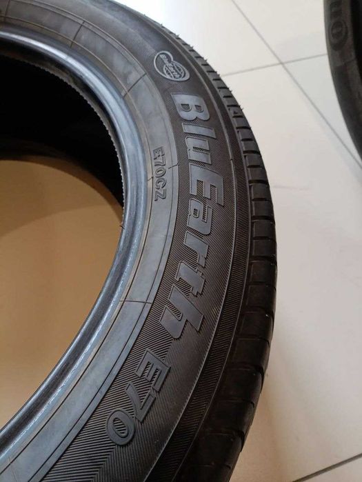 Шина одна б/у 225/55R18 98H Yokohama BluEarth E70