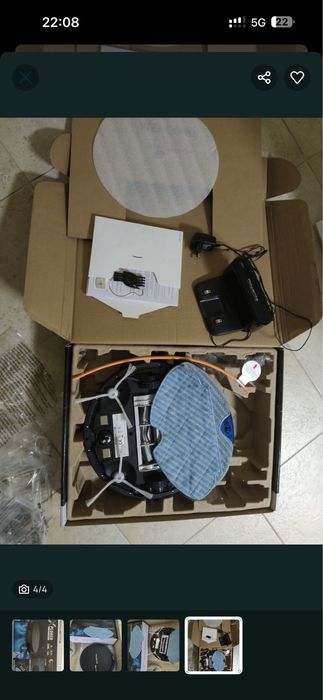 Robot aspirador rowenta para peças vou substituir bateria