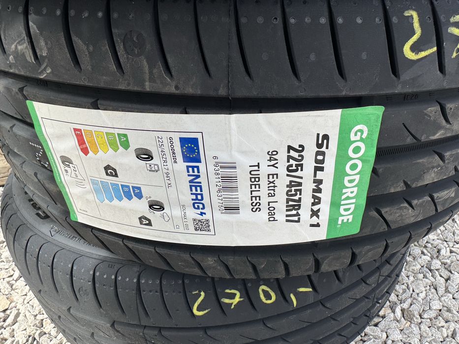Nowy opony letnie 225/45/17 Goodride Solmax 1 2026r