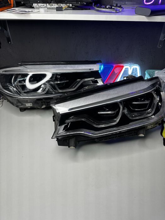 Передні фари BMW G30 G31 Full Led Adaptive бмв г30 фул лед фары адапти