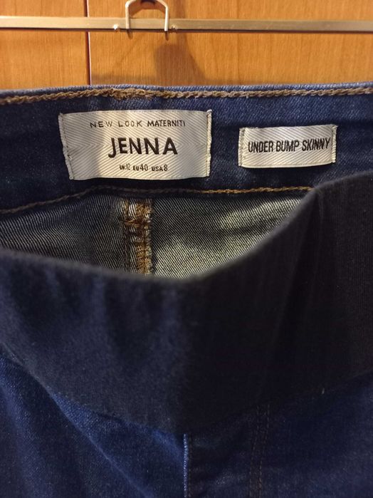 Jeansy ciążowe r. 40 dla niskich