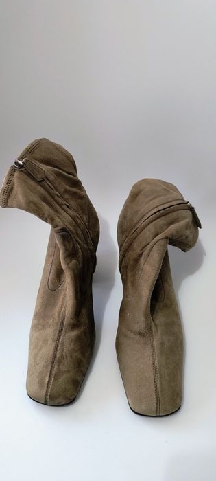 Skórzane botki Prada r.36
