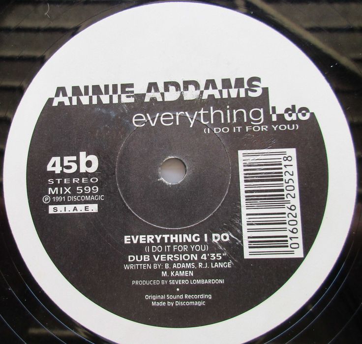 Annie Addams - - - - - Everything I Do - - - - - Maxi Single