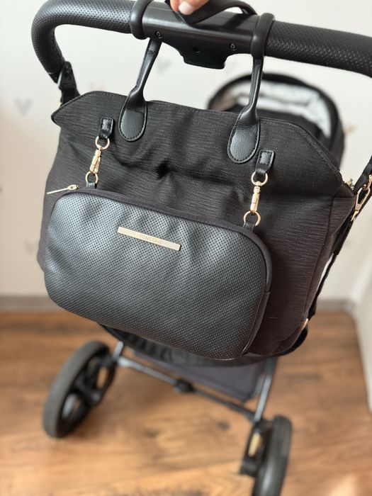 Venicci Tinum Upline + fotelik Joie Zestaw 3w1 + akcesoria