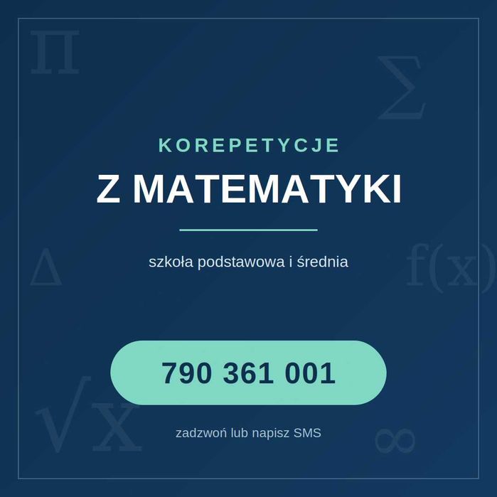 Korepetycje z matematyki