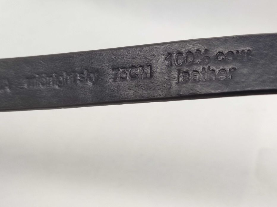 NOWY skórzany pasek damski Liebeskind Berlin Belt4A czarny GERMANY