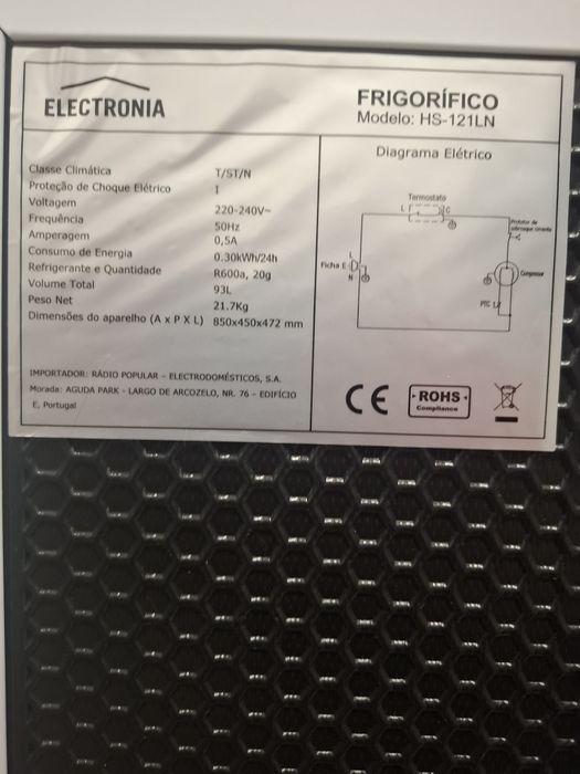 Mini Frigorífico com entrega ao domicílio