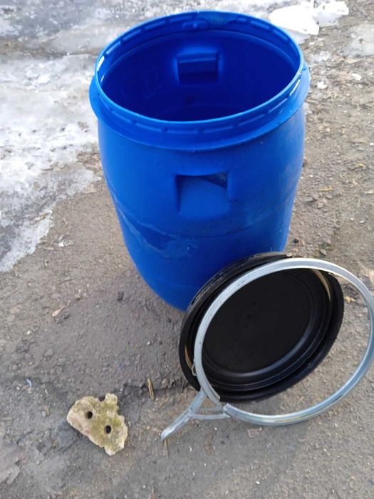 Бочки Б\В пластикові 60л, ХАРЧОВІ