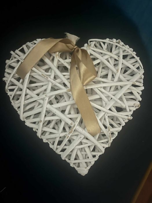 Zestaw 10 serc wiklinowych