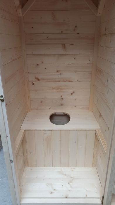 Toaleta drewniana, WC, Kibel na budowę,działkę