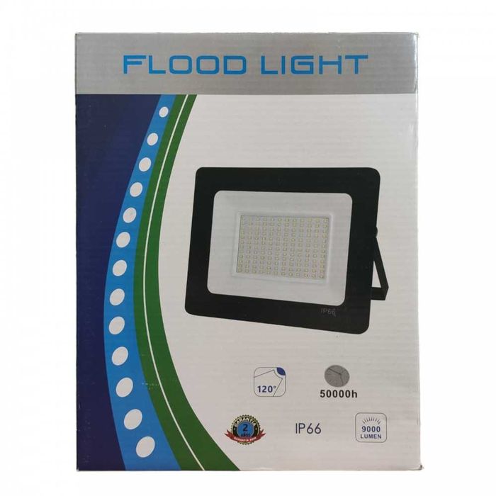 Світлодіодний вуличний прожектор Flood Light 100W 6500К 220V IP66
