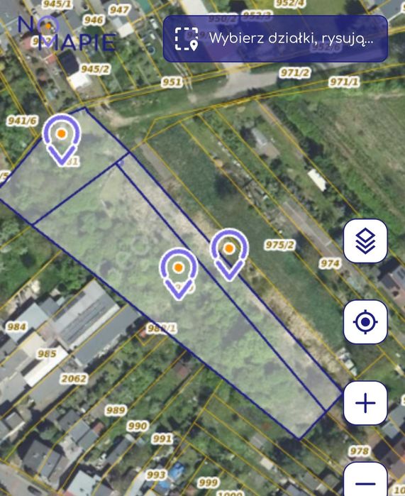 Działki budowlane o powierzchni 6333 m² w Stęszewie z MPZP. - Widok 2