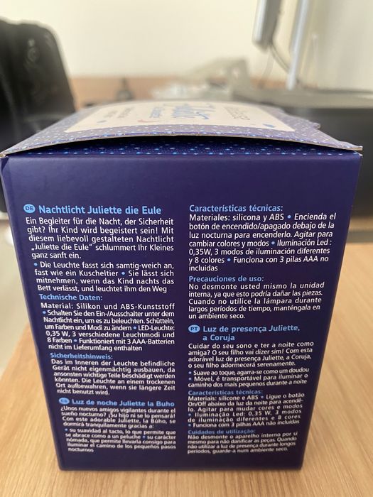 Luz de presença Coruja