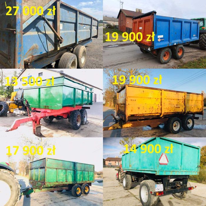 Przyczepa Tandem Skorupa HL Rolnicza