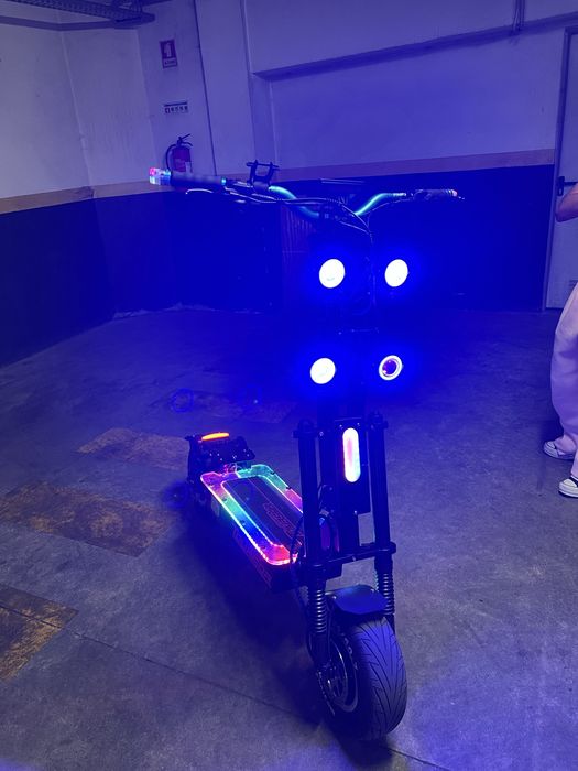 Trotinete 10000w 72v velocidade maxima 169kmh
