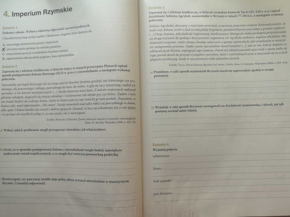Poznać przeszłość 1 karty pracy