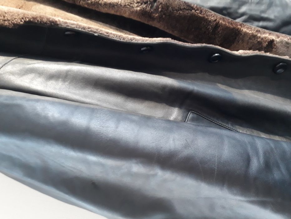 Мужская натуральная дубленка