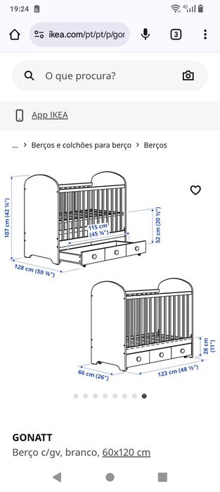 Berço criança ikea