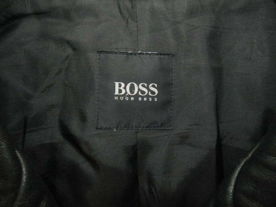 Hugo Boss kurtka skórzana skóra płaszcz M/L