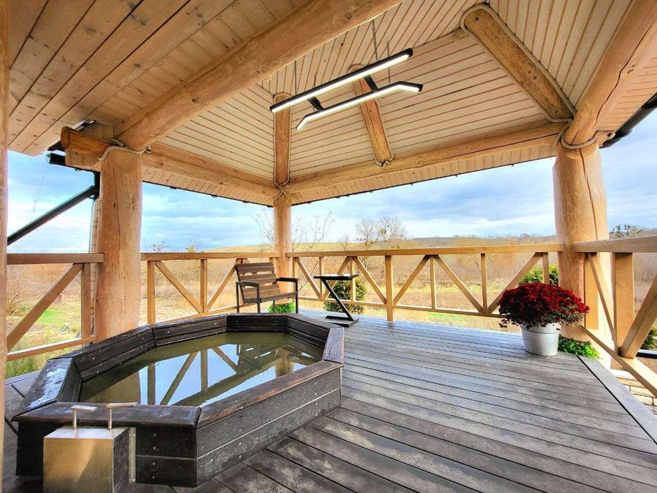 Лазня з чаном за містом з ночівлею. Абсолютна приватність.