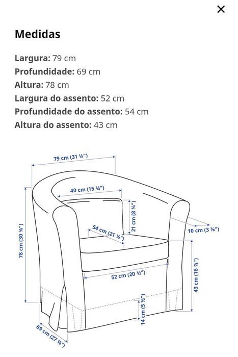 Cadeirão Beje com almofada de apoio