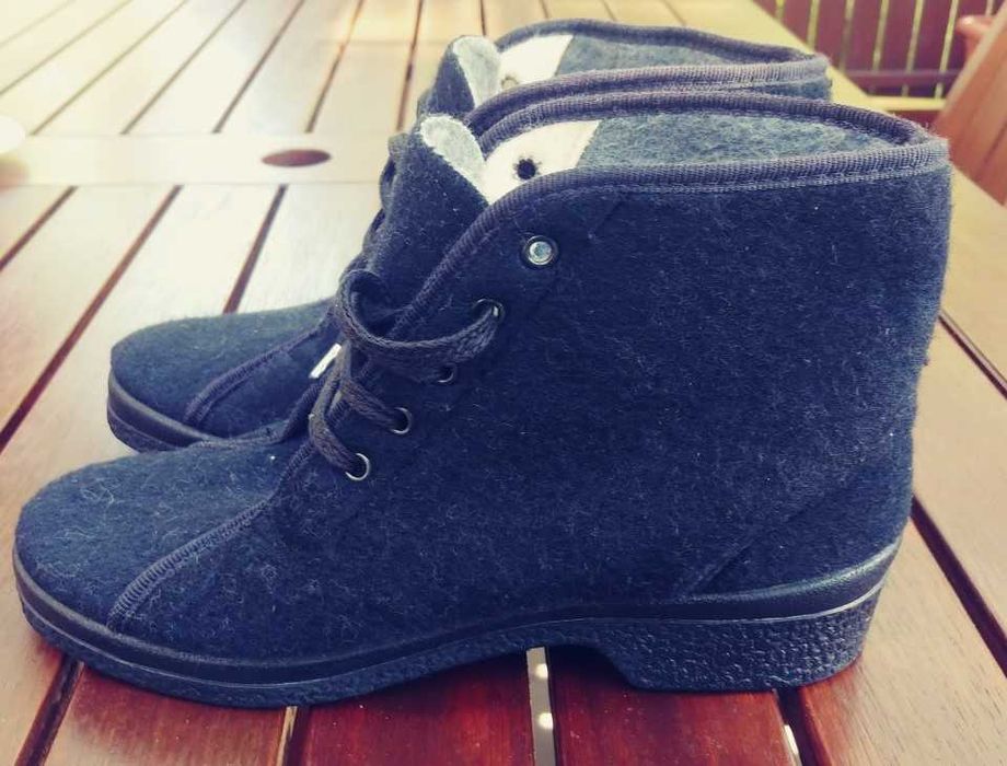 Damskie buty kapcie ocieplane