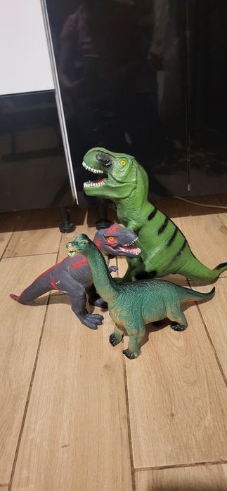Gumowe duże dinozaury