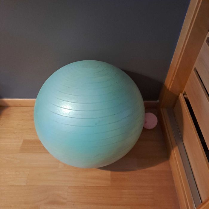 Vendo bola verde de pilates verde da Decathlon