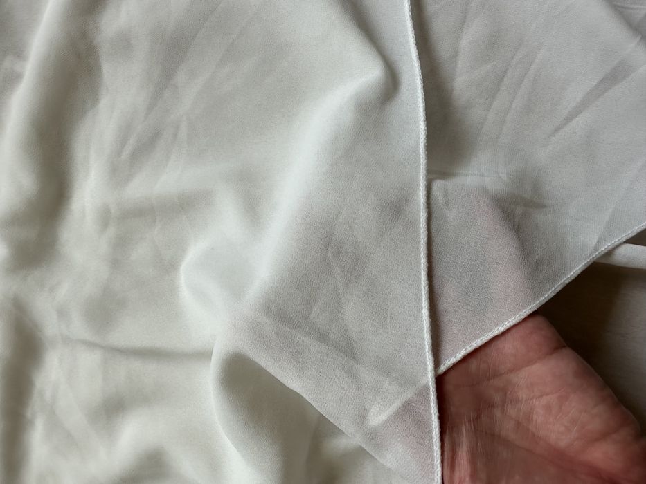 Bluzka na ramiączkach top tunika biała xl