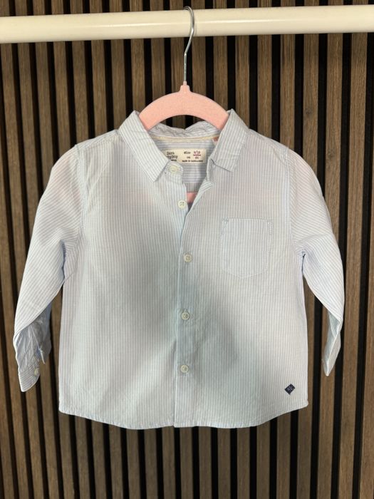 Koszula z długim rękawem zara 80